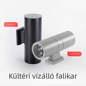 Kétfejű kültéri LED-falikar, IP65, 6–36W, 110 lm, 6000 K
