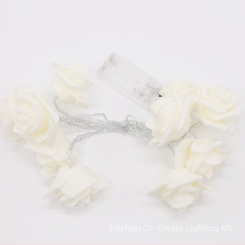 LED rózsát formázó akkumulátoros lámpa beltéri és kültéri udvarhoz, IP65, testreszabható