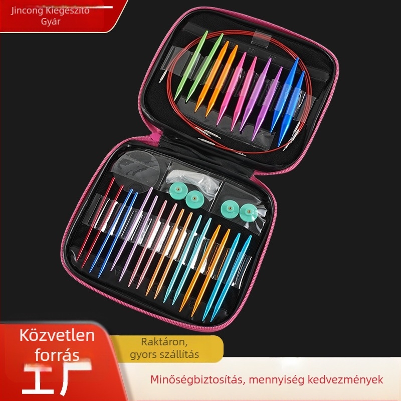 Ska körkötő tűkészlet, anyaga Egyéb, doboz 40 db, bruttó tömeg 328 g, testreszabás elérhető