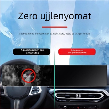 PET kijelzővédő fólia Huawei Wenjie M8-hoz – központi kezelőfelület és navigáció, belső verzió