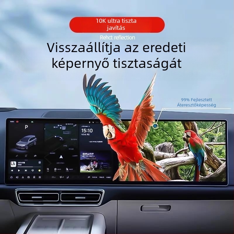PET kijelzővédő fólia Huawei Wenjie M8-hoz – központi kezelőfelület és navigáció, belső verzió
