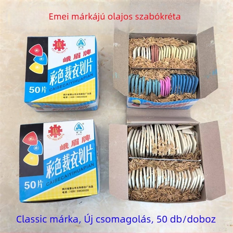 Olaj alapú varrókréta ruhákhoz, doboz 100, bruttó tömeg 20, japán stílus