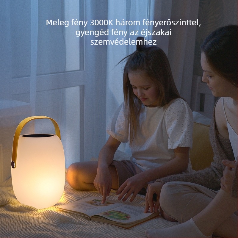 Napelemes LED hordozható lámpa kültéri használatra, Winter Melon alakú, távirányító, IP54, 0.5W, 5V, üzemidő 6–12 óra