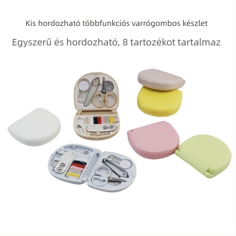 Varró doboz – minimalistikus, praktikus, többfunkciós otthoni varrókészlet (Doboz mennyisége: 1000 db; Bruttó súly: 37 g; Importált: Nem; Testreszabás: Nem elérhető)