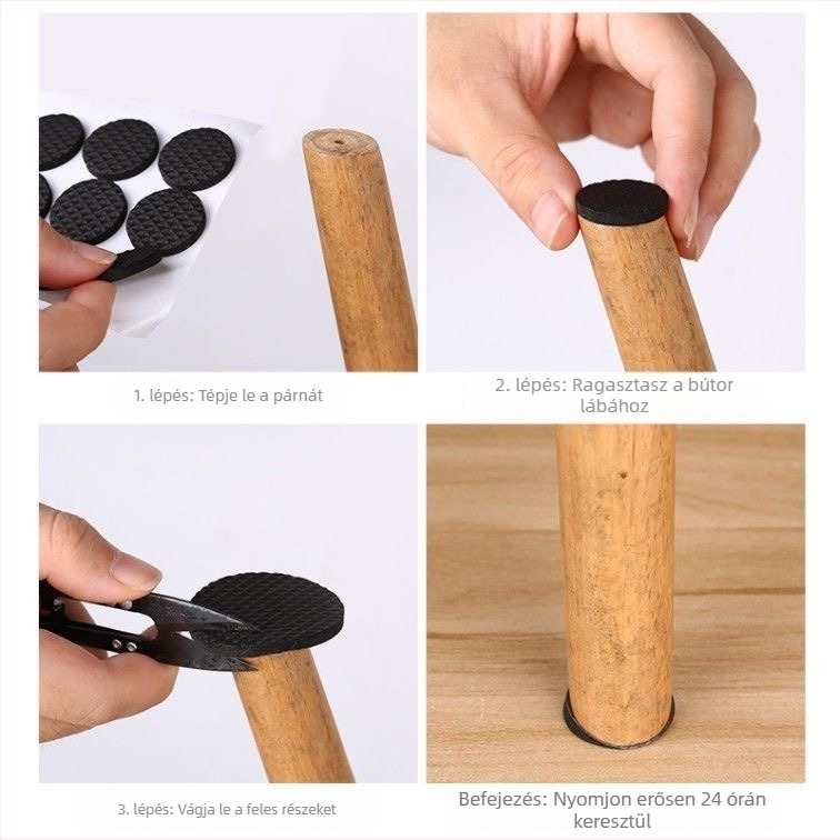 Grid EVA talpak bútorokhoz, asztalokhoz és székekhez – csúszásmentes, csendes, öntapadó, EVA és szilikon ütéscsillapítók