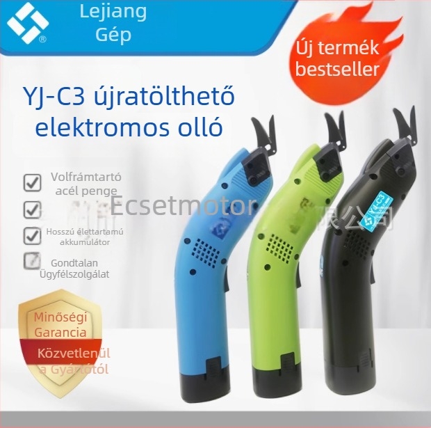 Elektromos olló textilek és ruházat vágására, üvegszál és bőr – 220V