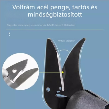 Boyu Elektromos Kézi Olló Bőr, Ruházat és Anyag Vágásához - Újratölthető Li-Ion Akkumulátor