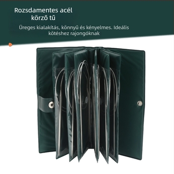 11 pár rozsdamentes acél körkötőtű készlet – pulóverekhez, minimalist stílus