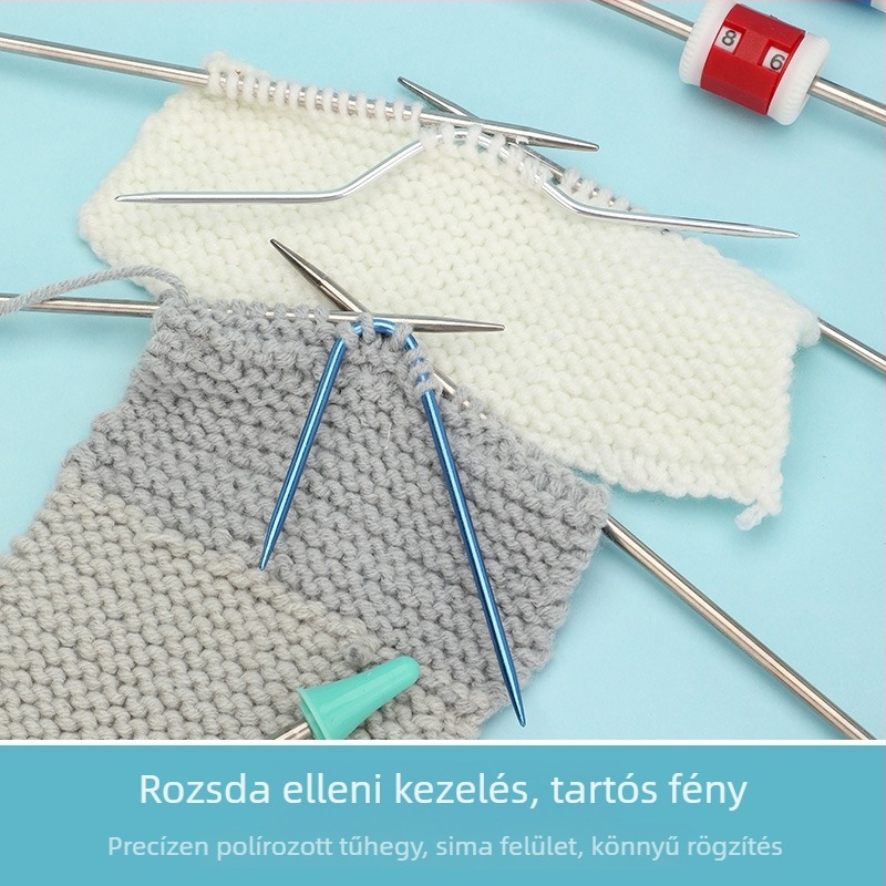 Kötés eszközök készlet - kézzel készített, DIY, aranyos stílus • Márka Yl • 10 db • 90,4 g