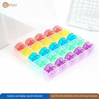 Bobbin orsó varrógéphez – műanyag, modern stílus, 300 darabos csomag, Quyu