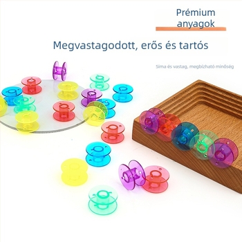Bobbin orsó varrógéphez – műanyag, modern stílus, 300 darabos csomag, Quyu