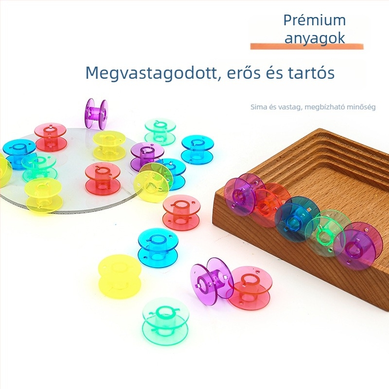 Bobbin orsó varrógéphez – műanyag, modern stílus, 300 darabos csomag, Quyu