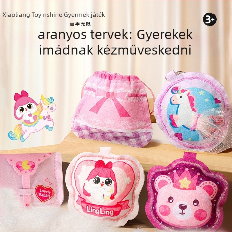 Onshine DIY varrószett lányoknak — Szimulációs játék, 4-6 évesek, műanyag