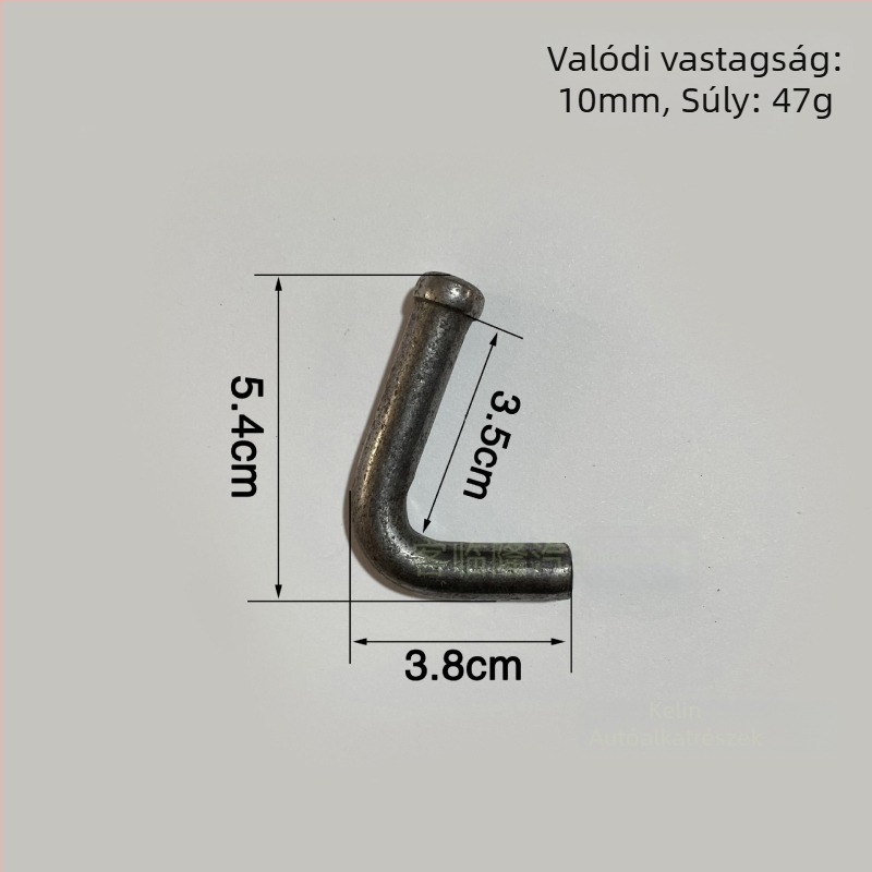 Félpótkocsi láncos kampó, hegesztett, öntött acél, univerzális kompatibilitás
