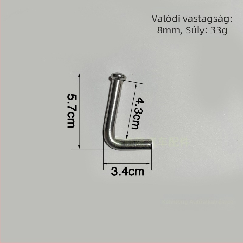 Félpótkocsi láncos kampó, hegesztett, öntött acél, univerzális kompatibilitás