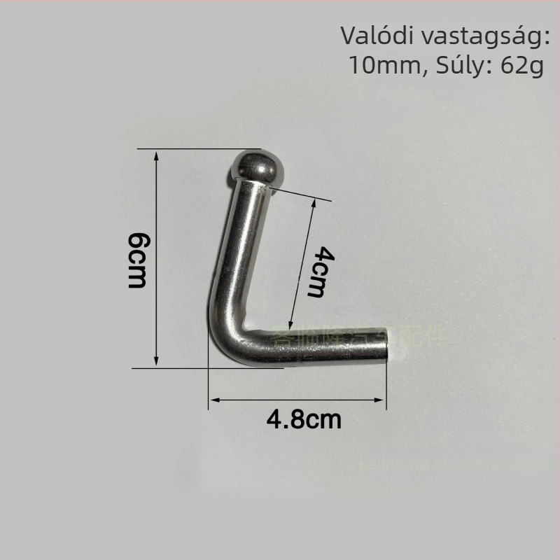 Félpótkocsi láncos kampó, hegesztett, öntött acél, univerzális kompatibilitás