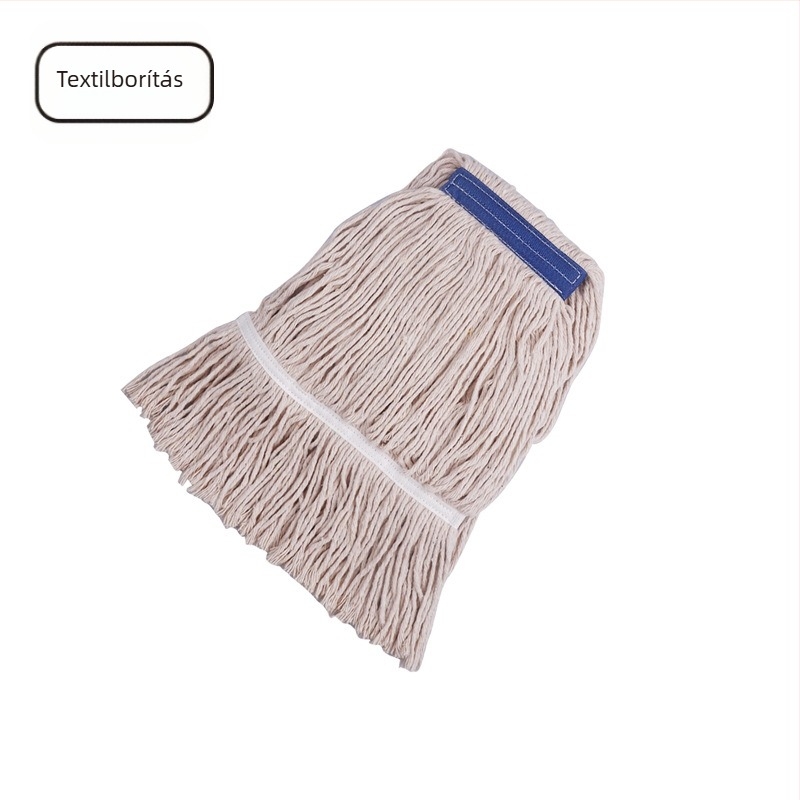 Padló mop készlet pamut fejjel, rozsdamentes acél rúddal, Daren Su márka, teleszkópos hossz 100–120 cm