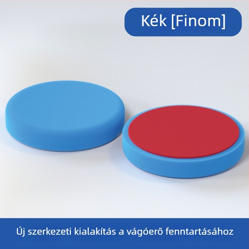 Autó polírozó szivacs korong önadhéziós hátlappal, wax felvitelre és a fényezés felületén lévő karcolások polírozására