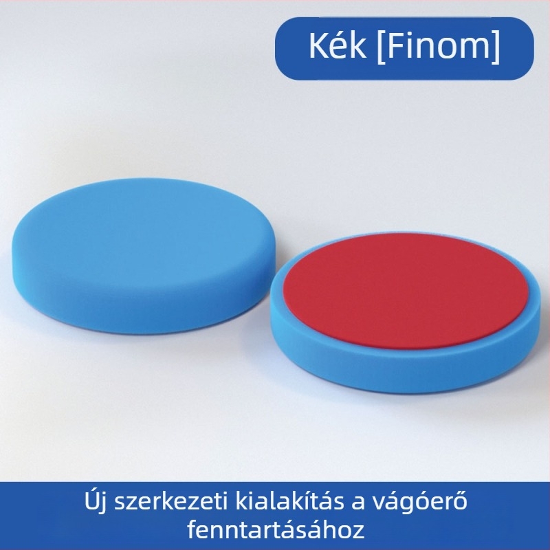 Autó polírozó szivacs korong önadhéziós hátlappal, wax felvitelre és a fényezés felületén lévő karcolások polírozására