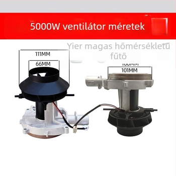 Parkolási fűtőberendezés motor ventilátor egység égéstámogató impellerrel és voluttal