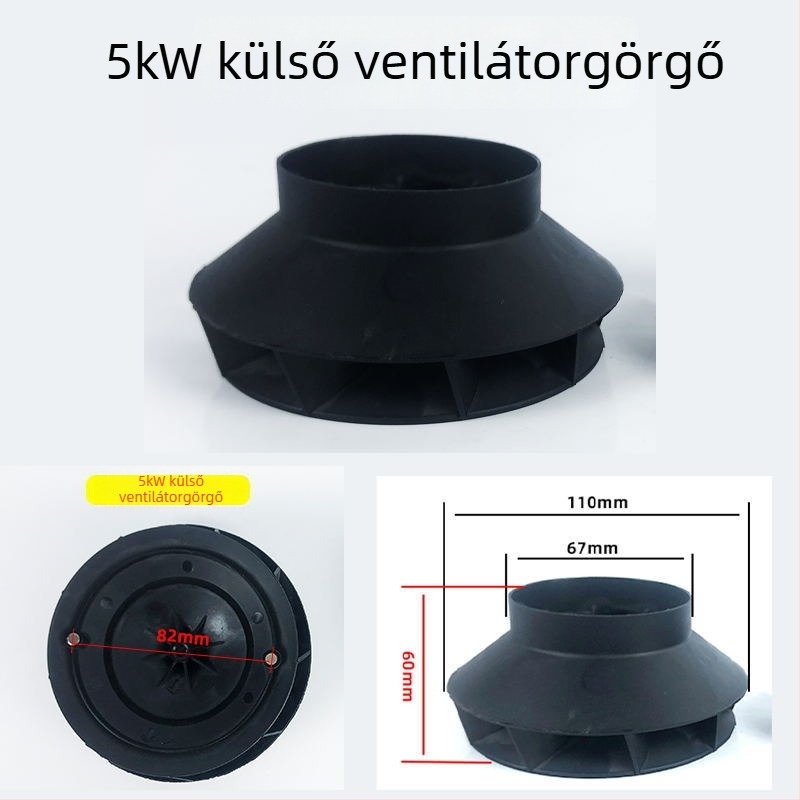 Parkolási fűtőberendezés motor ventilátor egység égéstámogató impellerrel és voluttal