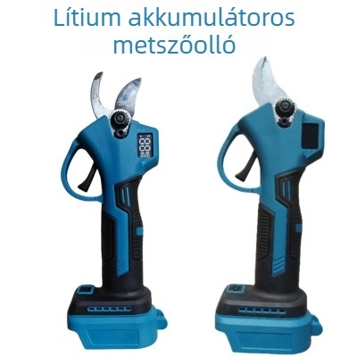 Szőrkefe nélküli akkumulátoros elektromos metszőolló gyümölcsfákhoz és fáknak, 21V Li-ion akkumulátor, tartomány 16,8–21V