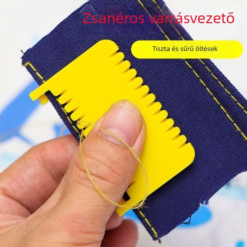 Hinge-típusú kézi élzáró eszköz textilekhez, magas precíz DIY körkörös tű, aranyos stílusok