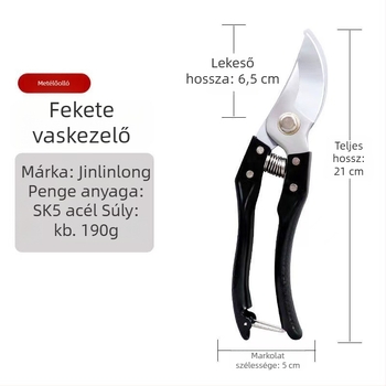 Vastag ágak vágására szolgáló metszőolló – gyümölcsfákhoz való kertészolló