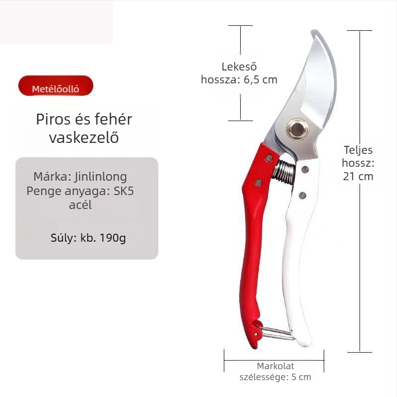 Vastag ágak vágására szolgáló metszőolló – gyümölcsfákhoz való kertészolló