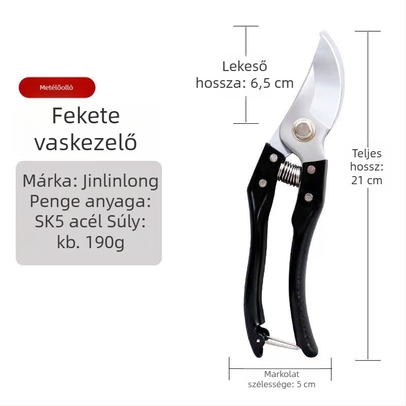Vastag ágak vágására szolgáló metszőolló – gyümölcsfákhoz való kertészolló
