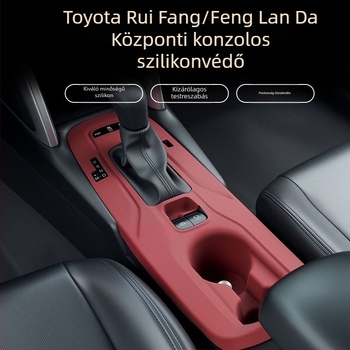 Szilikon középkonzolpad Toyota Corolla Cross, RAV4 és C-HR modellhez — váltópanel védelem