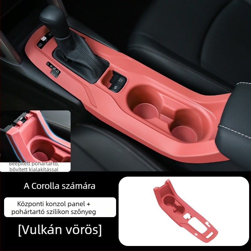 Szilikon középkonzolpad Toyota Corolla Cross, RAV4 és C-HR modellhez — váltópanel védelem