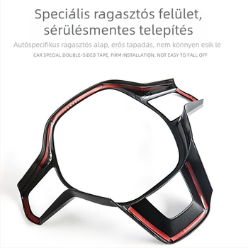 Little le wang ABS anyagú kormánykerék díszkeret logóvédő matricával Honda CR-V-hez
