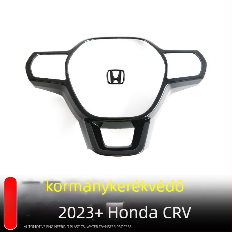 Little le wang ABS anyagú kormánykerék díszkeret logóvédő matricával Honda CR-V-hez