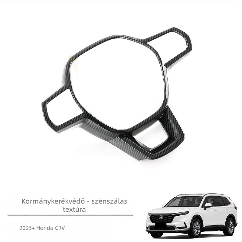Little le wang ABS anyagú kormánykerék díszkeret logóvédő matricával Honda CR-V-hez
