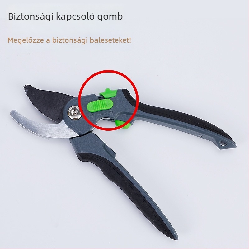 Kertészeti ollók, metszőolló, gyümölcs szedő olló, bonsai olló ferde markolattal