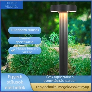 Kültéri fű-lámpa környező udvari dizájnnal, alumínium test, 7W, kínai stílus, folyamatos üzemidő 16–24 óra
