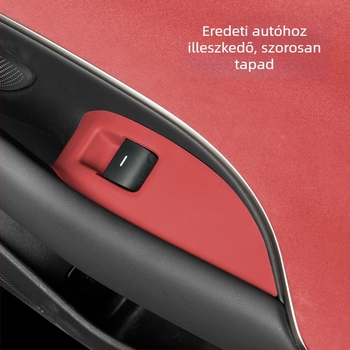 Xiaomi SU7 ablakemelő panelhez szilikon pad, ajtókapcsoló gomb, autó belső matrica