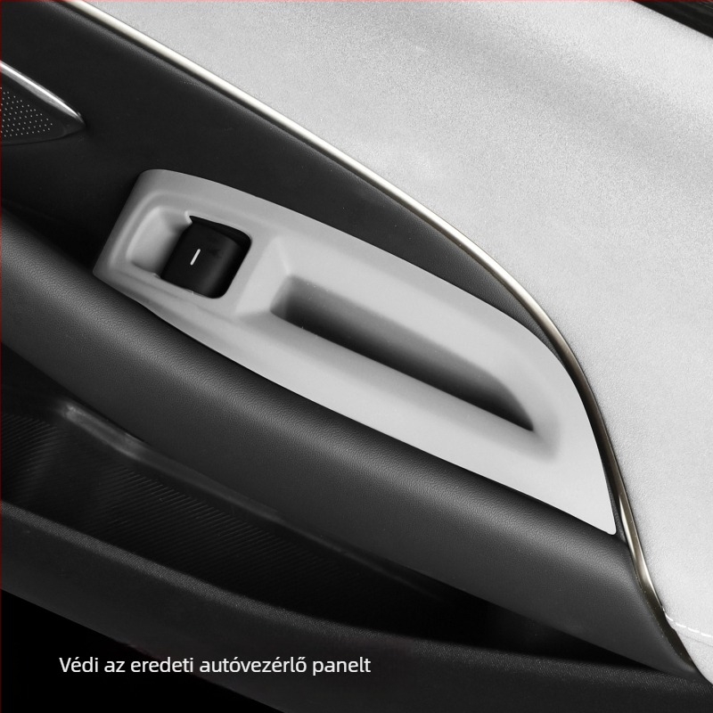Xiaomi SU7 ablakemelő panelhez szilikon pad, ajtókapcsoló gomb, autó belső matrica