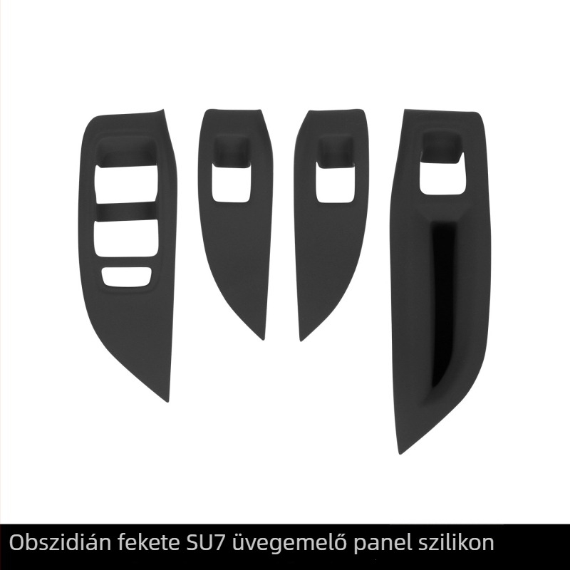 Xiaomi SU7 ablakemelő panelhez szilikon pad, ajtókapcsoló gomb, autó belső matrica