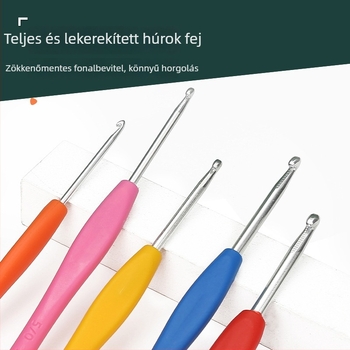 16 darabos egyenes kötőtűkészlet pulóverekhez, készlet kötéshez és horgoláshoz, kézzel készített DIY varrás- és kötőeszközök