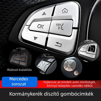 Mercedes-Benz volángomb matricája: C-osztály, E-osztály, GLA, CLA, GLE, GLC260, C200L | Anyag: ABS | Márka: Yude Chi | Nem testreszabható