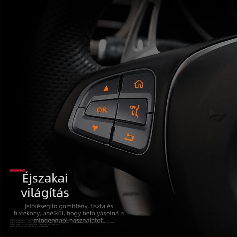 Mercedes-Benz volángomb matricája: C-osztály, E-osztály, GLA, CLA, GLE, GLC260, C200L | Anyag: ABS | Márka: Yude Chi | Nem testreszabható