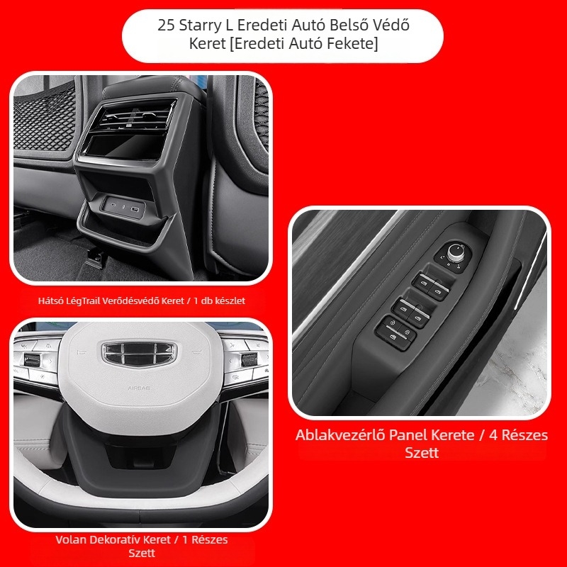 Geely Xingyue L hátsó légkivezető belső matrica készlet – anti-kopogó panel (Márka: Other; Anyag: Other; Funkció: Other; Pozíció: Other; Alkalmazható autómárkák: Other)