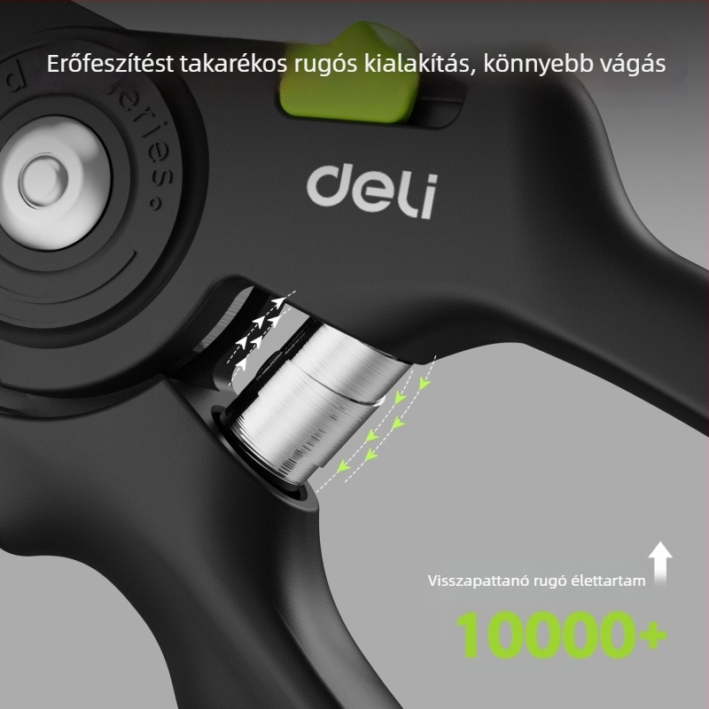 Deli DL-YL0002 metszőolló – virág- és gyümölcsfa ágakhoz, kerthez és erdőgazdálkodáshoz