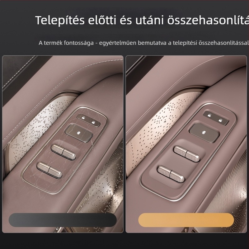 NIO ES8 ajtóablakemelő gomb szilikon védőpad – belső felület védelme a karcolások ellen