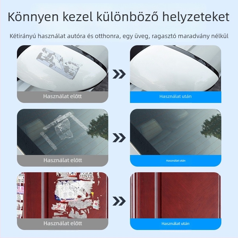 Autó belső és külső dekorációhoz készült ragasztó eltávolító tisztító, 450 g, 450 ml, Márka: Egyéb