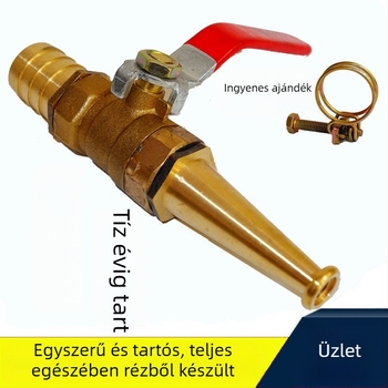 Nagy nyomású vízpisztoly sertésólak és farmok tisztítására — réztestű, multifunkcionális a sertés- és autómosáshoz