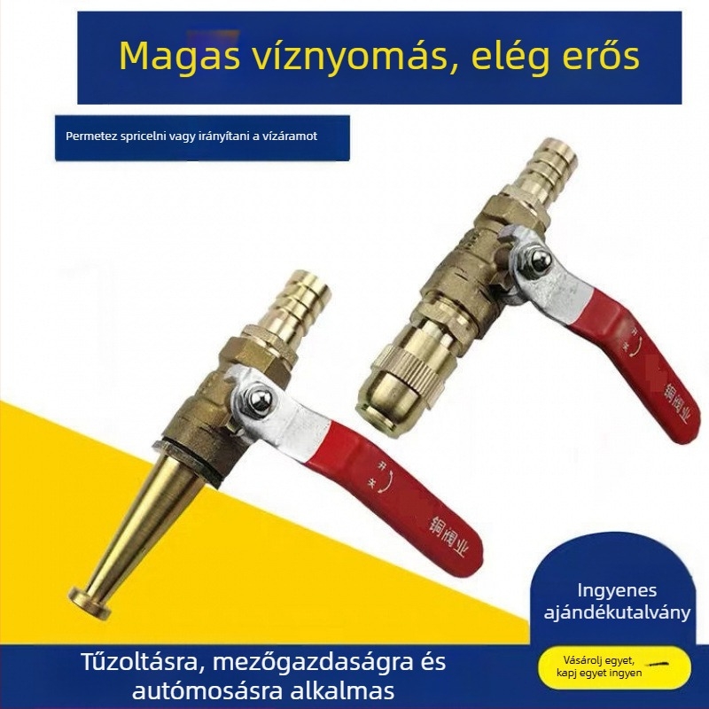 Nagy nyomású vízpisztoly sertésólak és farmok tisztítására — réztestű, multifunkcionális a sertés- és autómosáshoz