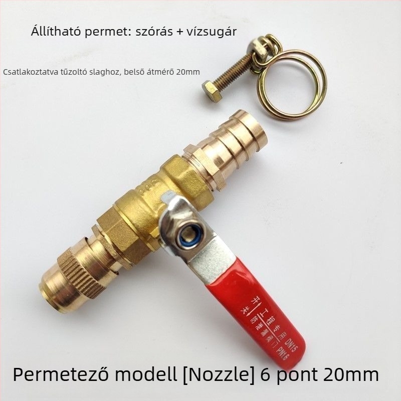 Nagy nyomású vízpisztoly sertésólak és farmok tisztítására — réztestű, multifunkcionális a sertés- és autómosáshoz